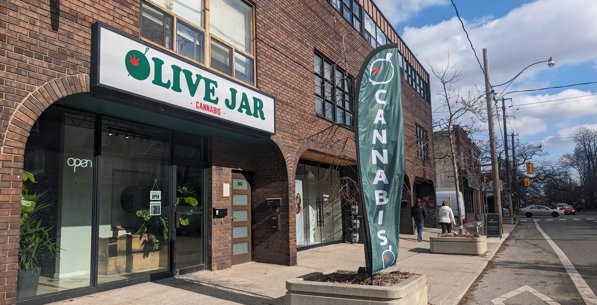 Olive Jar Cannabis Store Exterior