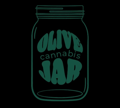 Olive Jar Cannabis Graphic
