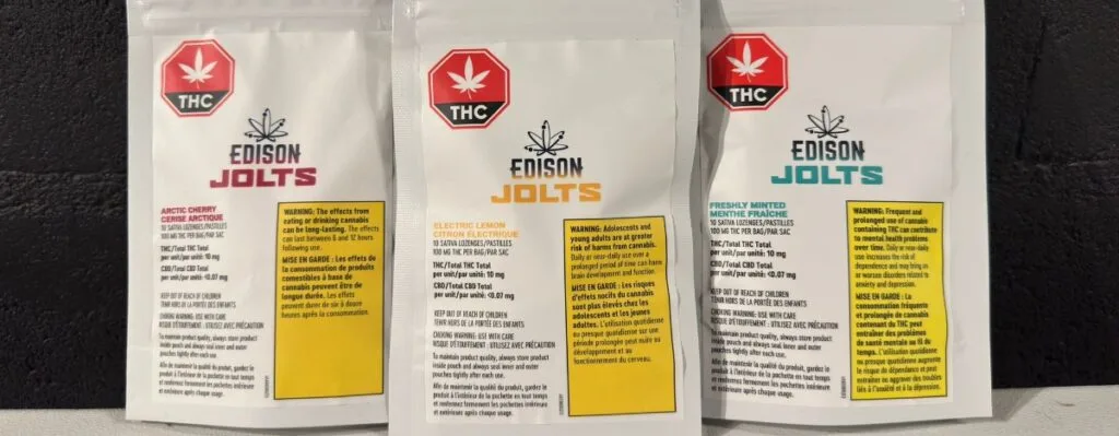 Edison Jolts THC edibles